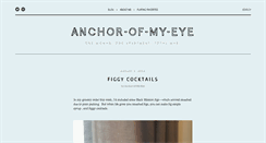 Desktop Screenshot of anchorofmyeye.com